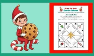 Free Elf On The Shelf Cootie Catcher