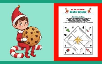 Free Elf On The Shelf Cootie Catcher