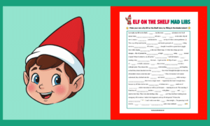 Free Elf On The Shelf Printable Mad Libs For Kids