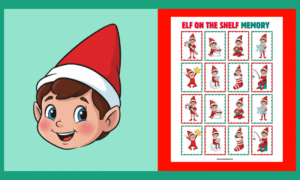 Free Elf On The Shelf Printable Memory Game 2