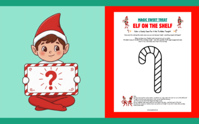 Free Elf On The Shelf Magic Candy Cane Printable