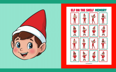 Free Elf On The Shelf Printable Memory Game