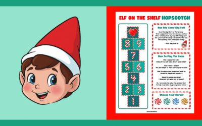 Free Elf On The Shelf Printable Hopscotch Game