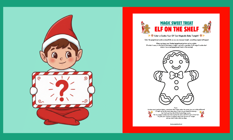 Free Elf On The Shelf Printable Magic Cookie