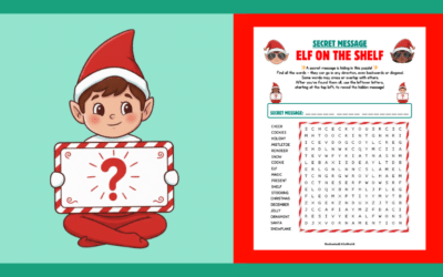 Free Elf On The Shelf Secret Message Puzzle