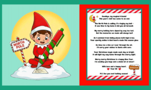 Free Elf on the Shelf Printable Goodbye Letter
