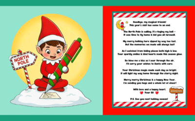 Free Elf on the Shelf Printable Goodbye Letter