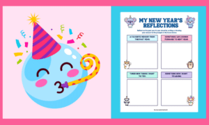 Free Printable New Years SEL Activity For Kids