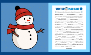 Free Printable Winter Mad Libs For Kids