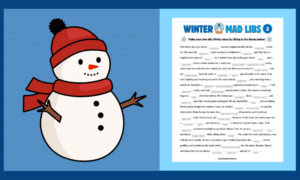 Free Printable Winter Mad Libs For Kids 2