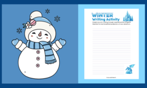 Free Printable Winter Writing Prompt Worksheet