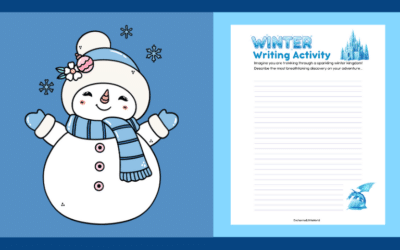 Free Printable Winter Writing Prompt Worksheet