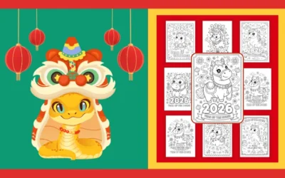 Free Printable Chinese New Year Coloring Book