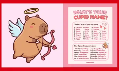 Free Printable Cute Cupid Name Generator 💘