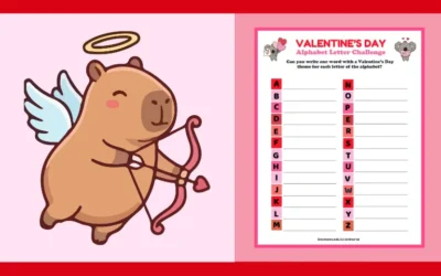 Free Printable Valentines Day Word Game
