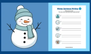 Free Printable Winter Sentence Worksheet 2