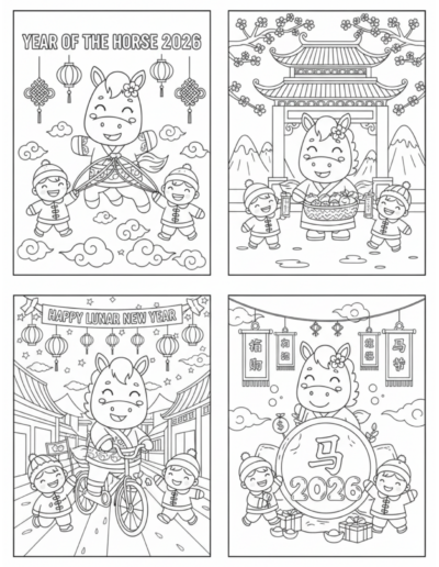 ## BOOM: Page 2 Metadata Vertical Post Image File Name: Happy-Lunar-New-Year-2026-Coloring-Sheet.webp ALT Text: A festive "Happy Lunar New Year" banner hangs between two decorative poles with stars and circular patterns surrounding the text. This professional-grade printable is a free PDF resource designed for early finishers and morning centers during the 2026 holiday season.