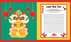 Free Printable Lunar New Year Worksheet For Kids