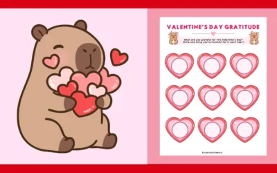 Free Printable Valentines Day Gratitude Worksheet