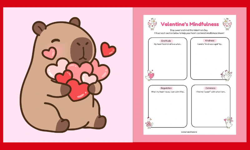 Free Printable Valentine’s Day SEL Worksheet