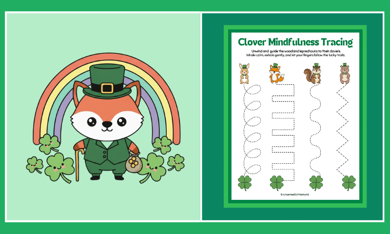 Free Printable St.Patrick’s Day Mindfulness Activity