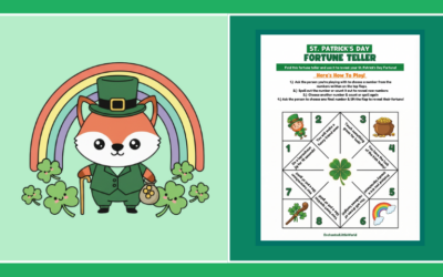 Free Saint Patrick’s Day Fortune Teller For Kids