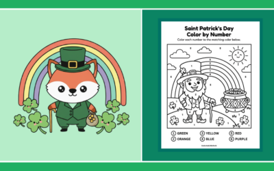 Free Printable Saint Patricks Day Color By Number