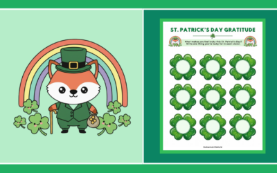Free Printable Saint Patrick’s Day Gratitude Activity