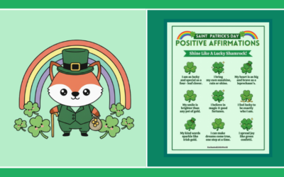 Free Printable Saint Patrick’s Day Affirmations Poster