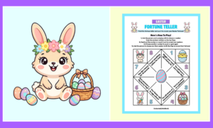 Free Easter Fortune Teller For Kids
