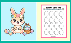 Free Easter Egg Coloring Page For Kids
