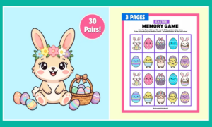 Free Easter Matching Game For Kids