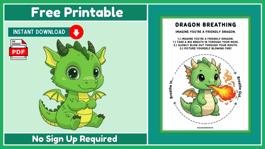 Free Printable Dragon Breathing Exercise