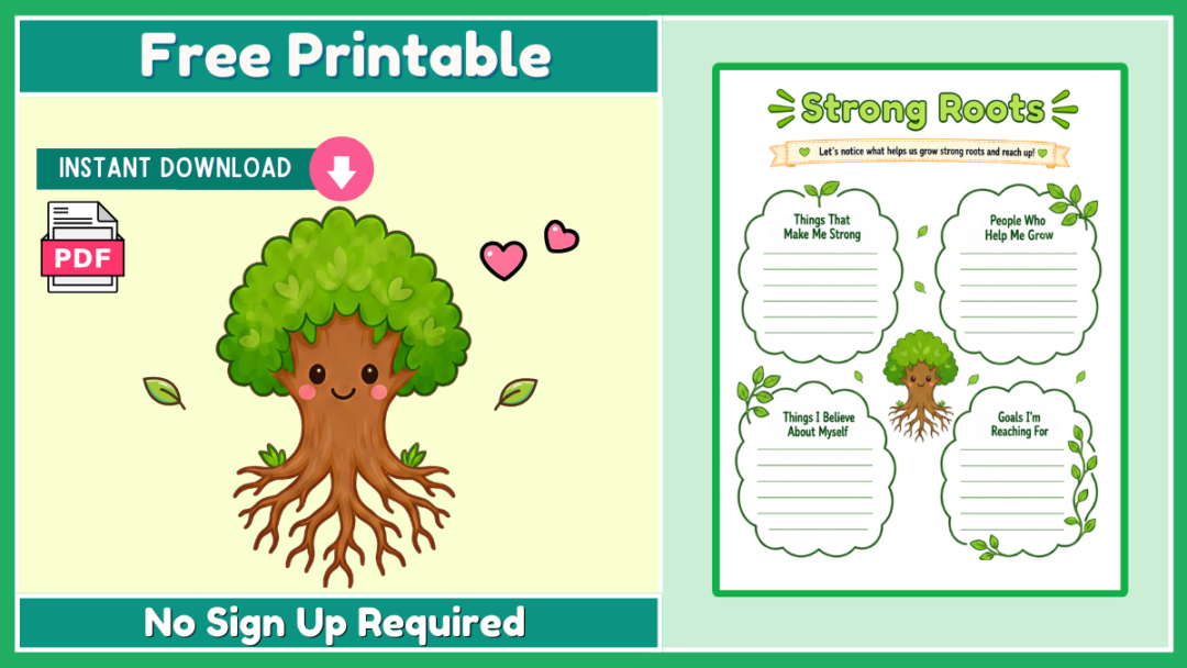 Free Printable SEL Worksheet For Kids 12