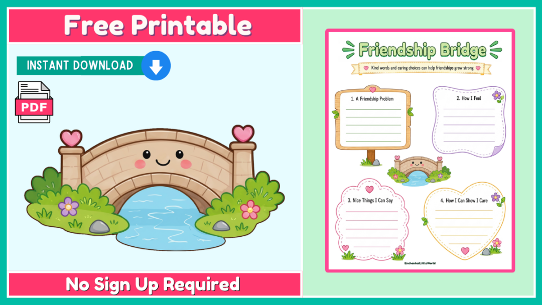 Free Printable SEL Worksheet For Kids 8