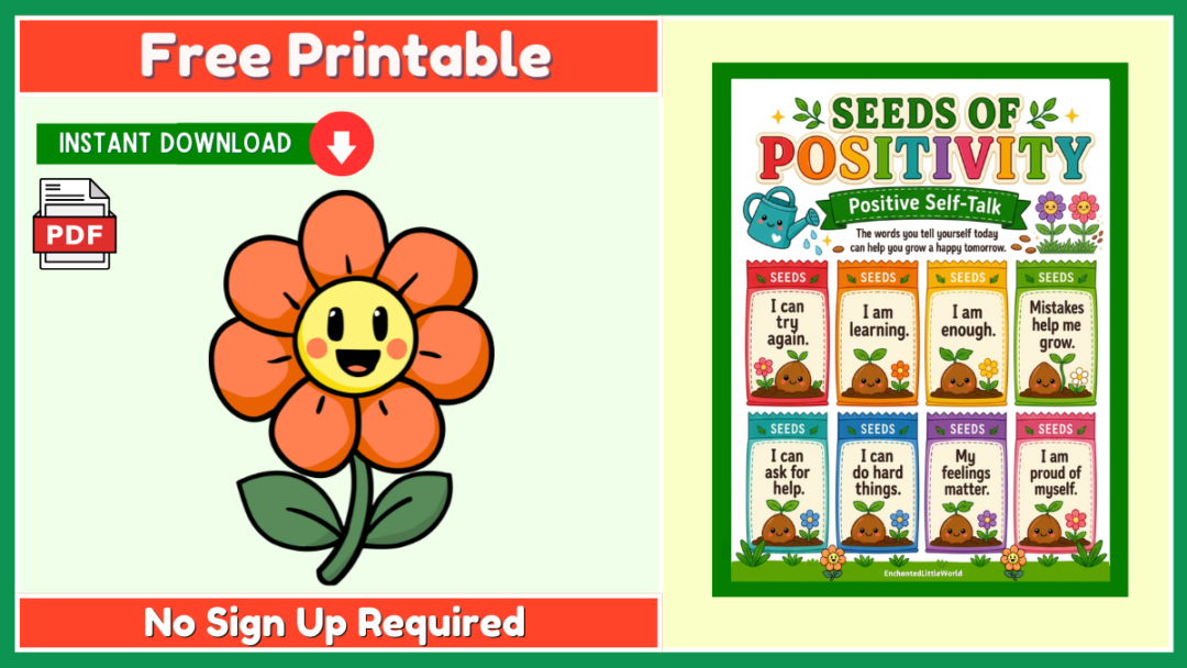 Free Printable Growth Mindset Poster
