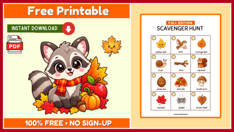 Free Fall Scavenger Hunt