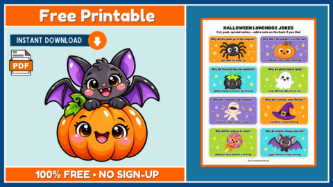 Free Halloween Lunchbox Jokes