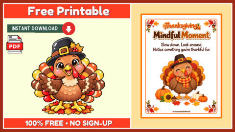 Free Thanksgiving Mindfulness Poster