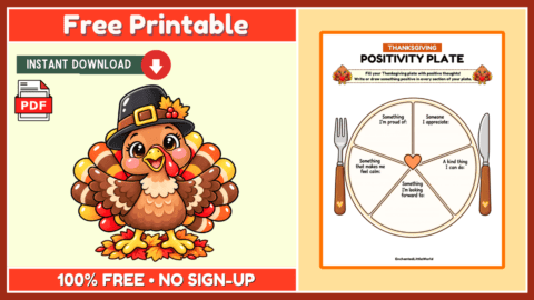 Free Thanksgiving Positivity Plate