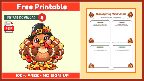 Free Thanksgiving SEL Worksheet
