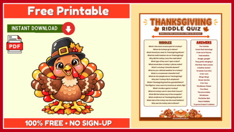 Free Thanksgiving Riddle Quiz