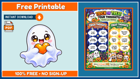 Free Halloween SEL Poster For Kids