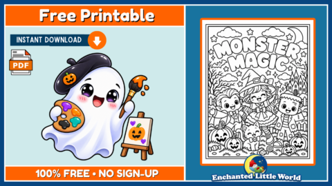 Free Halloween Coloring Page 31
