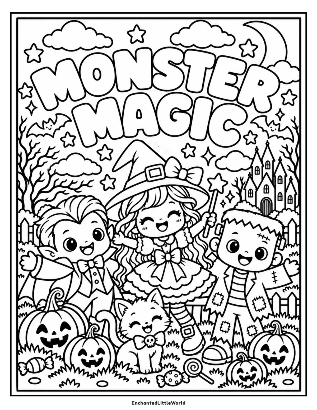 Free Halloween Coloring Page 31