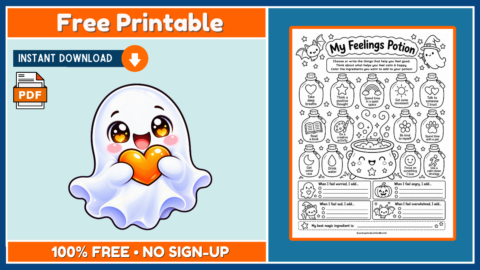 Free Halloween SEL Worksheet 2