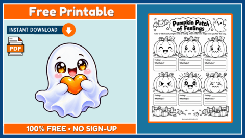 Free Halloween SEL Worksheet 3