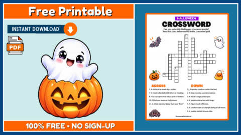 Free Halloween Crossword Puzzle