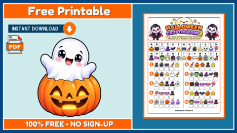 Free Halloween Cryptogram Puzzle 2