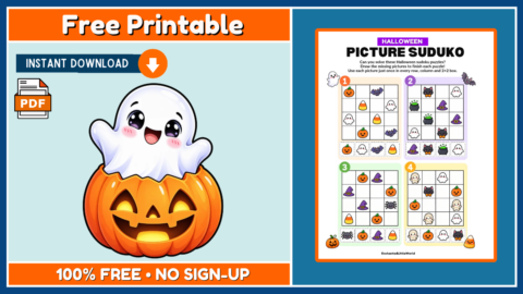 Free Halloween Picture Soduko